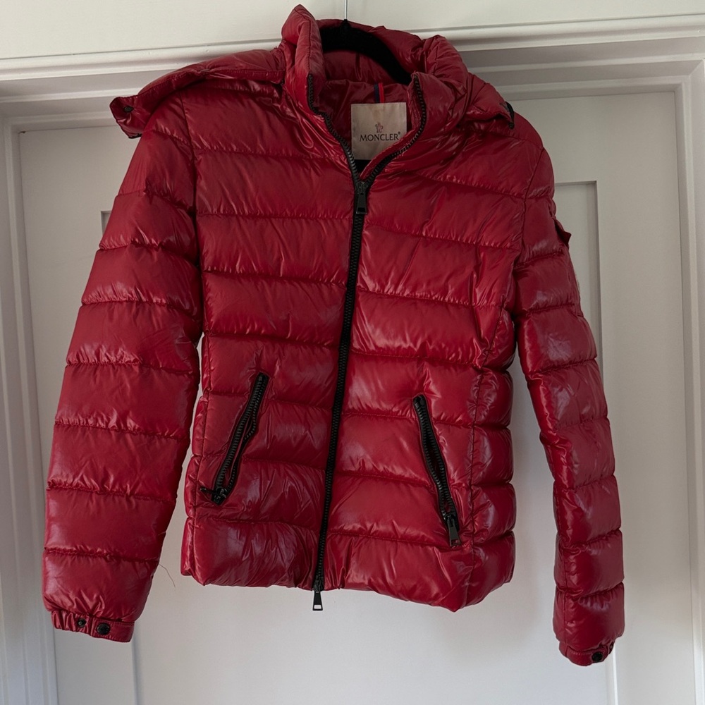 Moncler Red Puffer Jacket